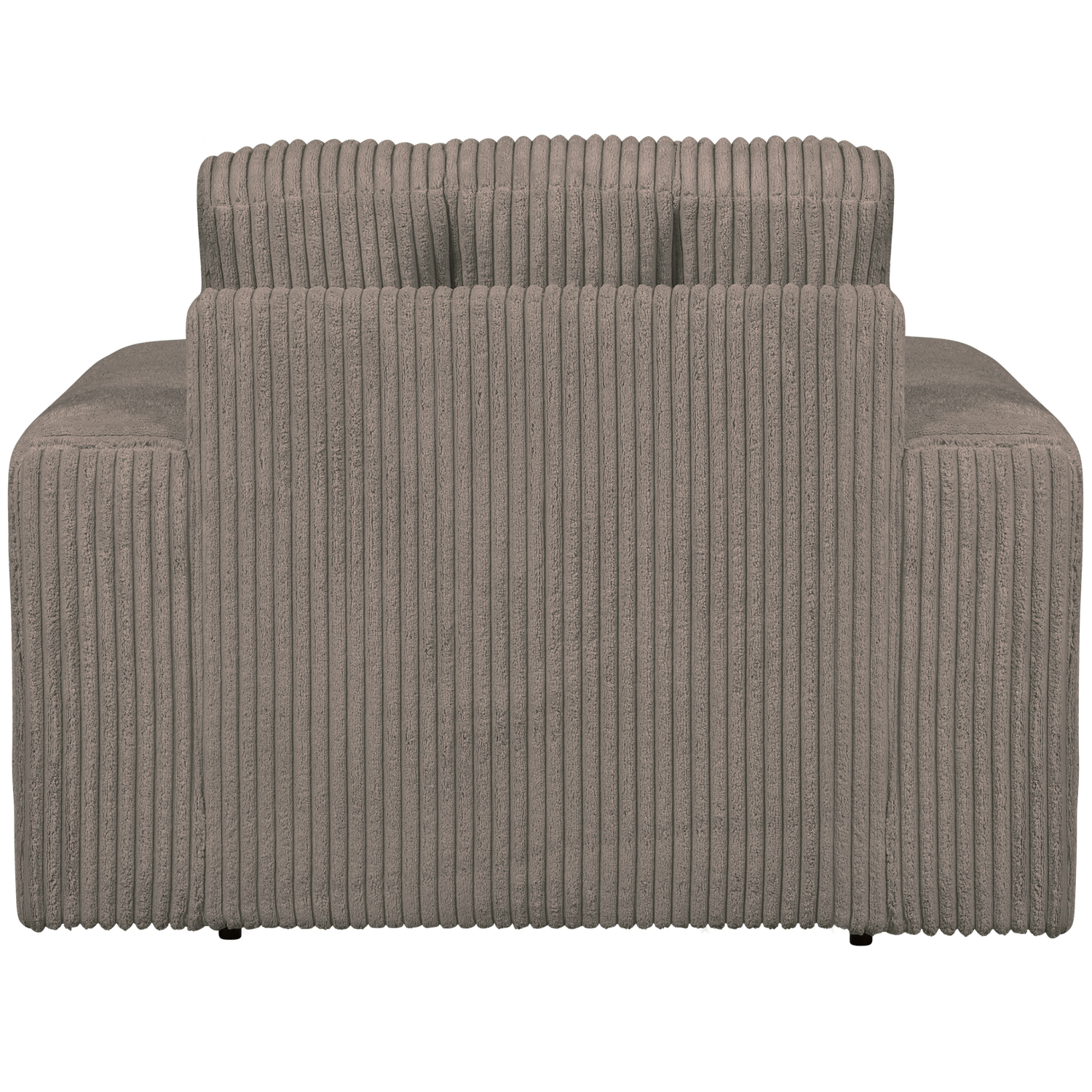 Fotelis SECOND DATE, rib audinys Mud