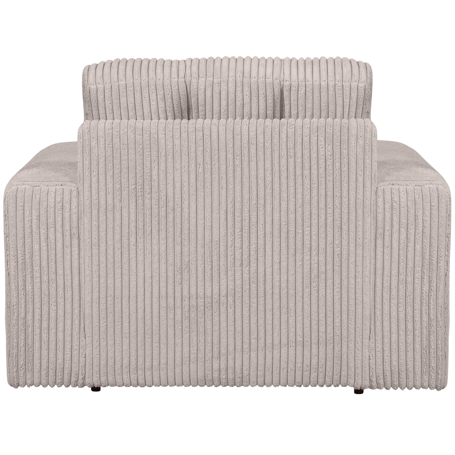 Fotelis SECOND DATE, rib audinys Natural