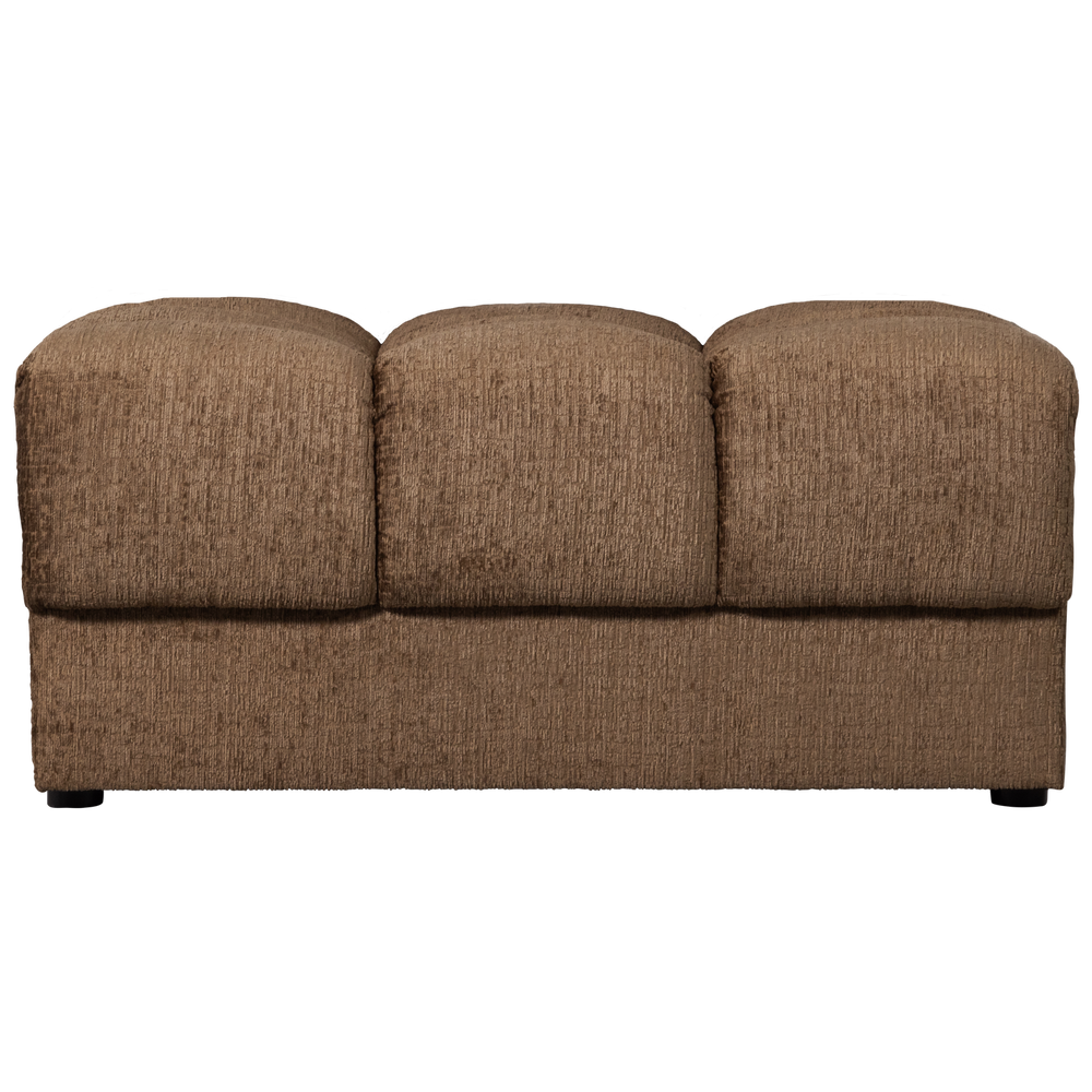 Pouf SECOND DATE, brass structural velvet