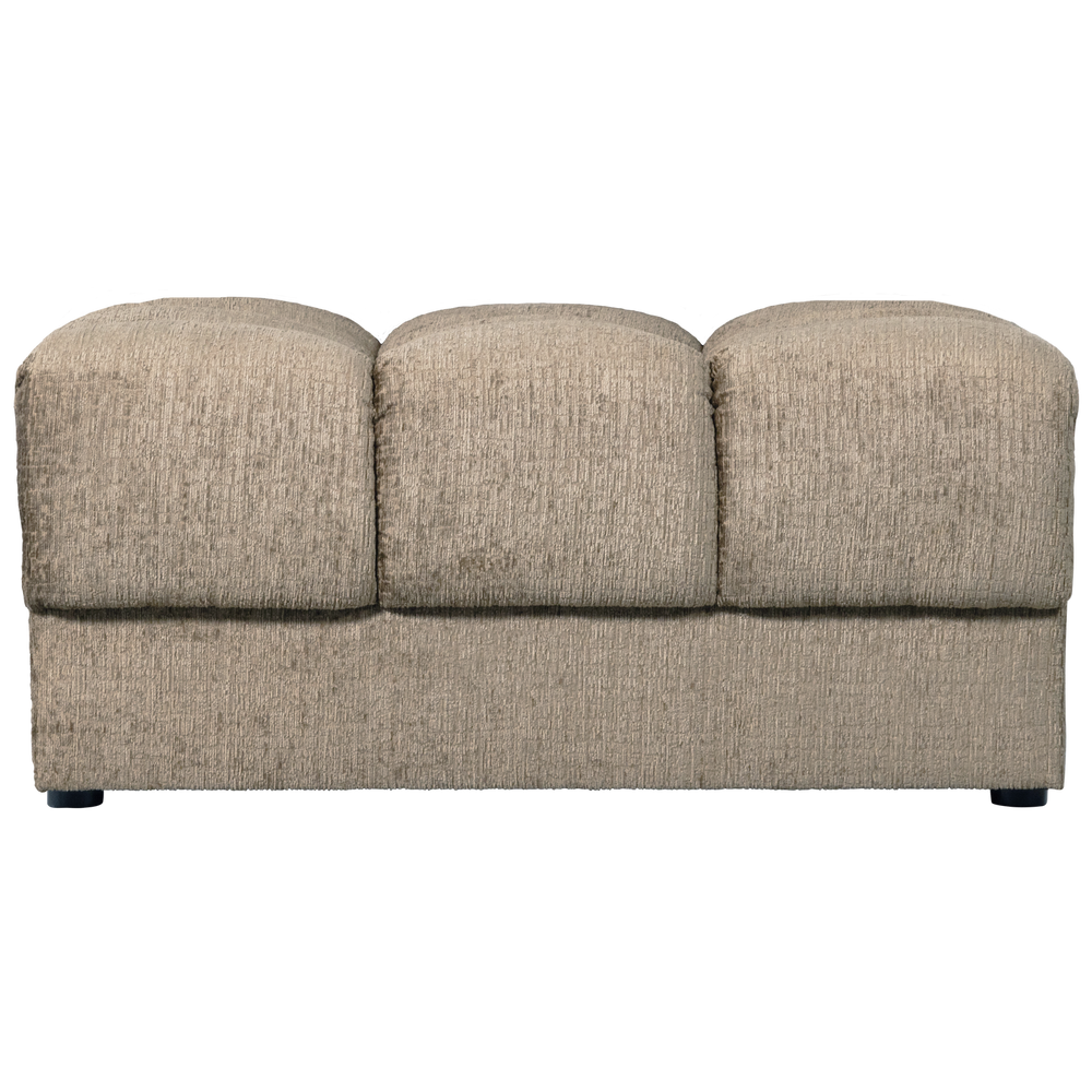 Pouf SECOND DATE, wheatfield textured velvet
