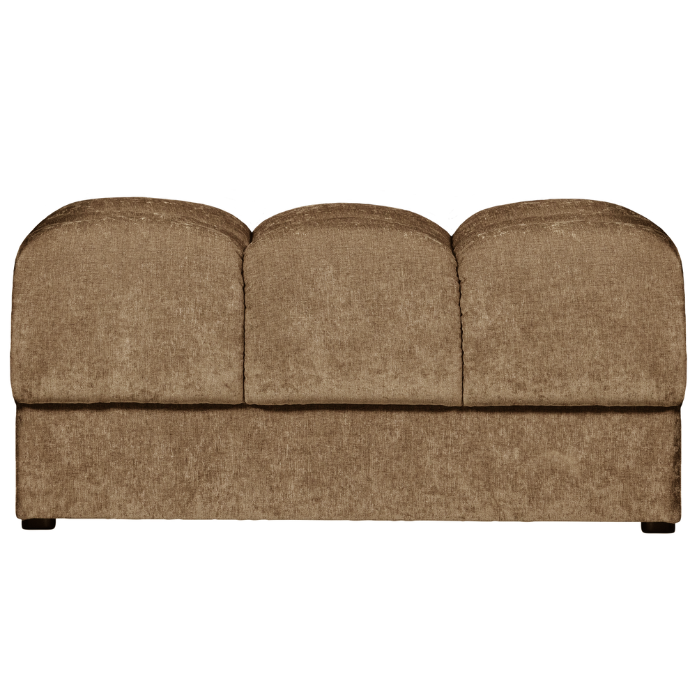 Pouf SECOND DATE, sand vintage fabric