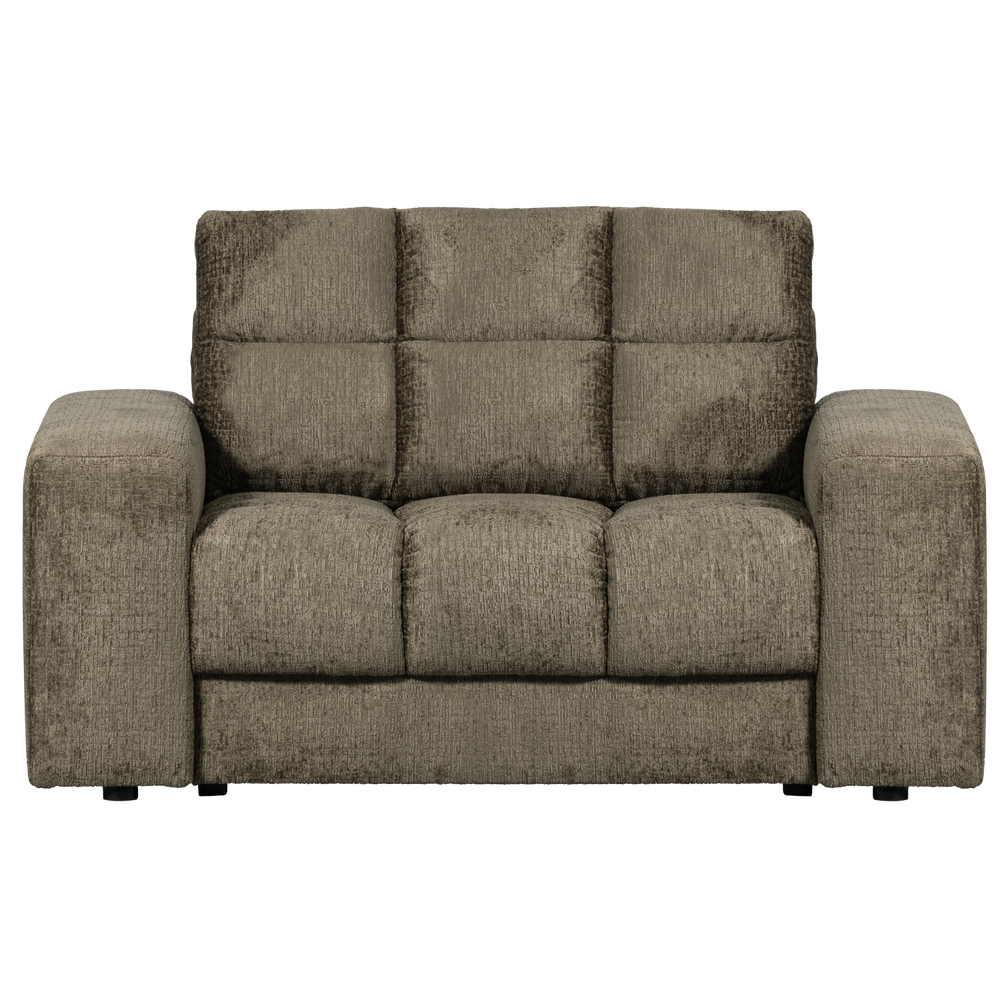 Two-Seater Armchair SECOND DATE, Velour Bonsai