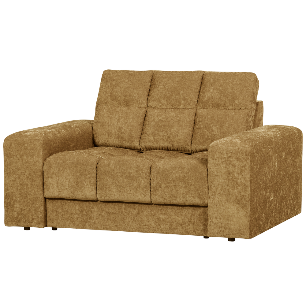 Two-seater armchair SECOND DATE, Vintage Gold