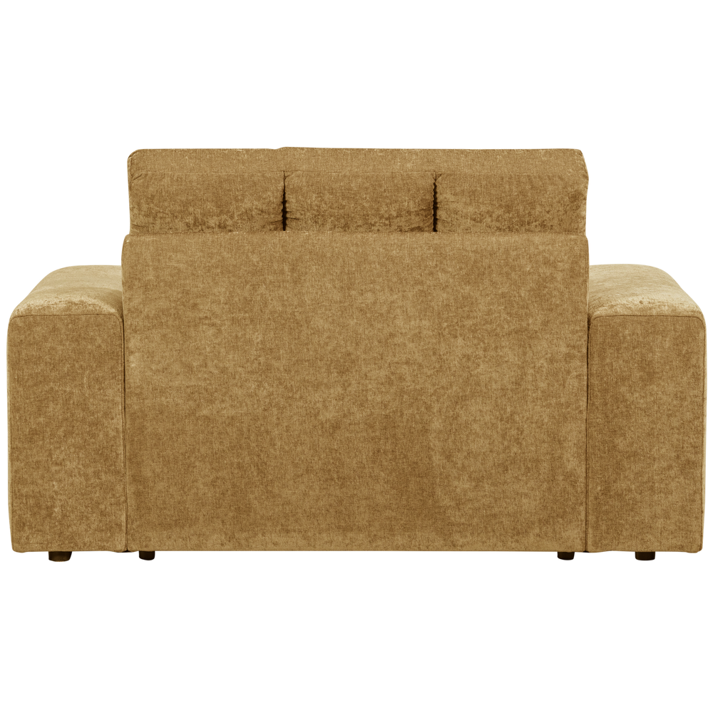 Two-seater armchair SECOND DATE, Vintage Gold