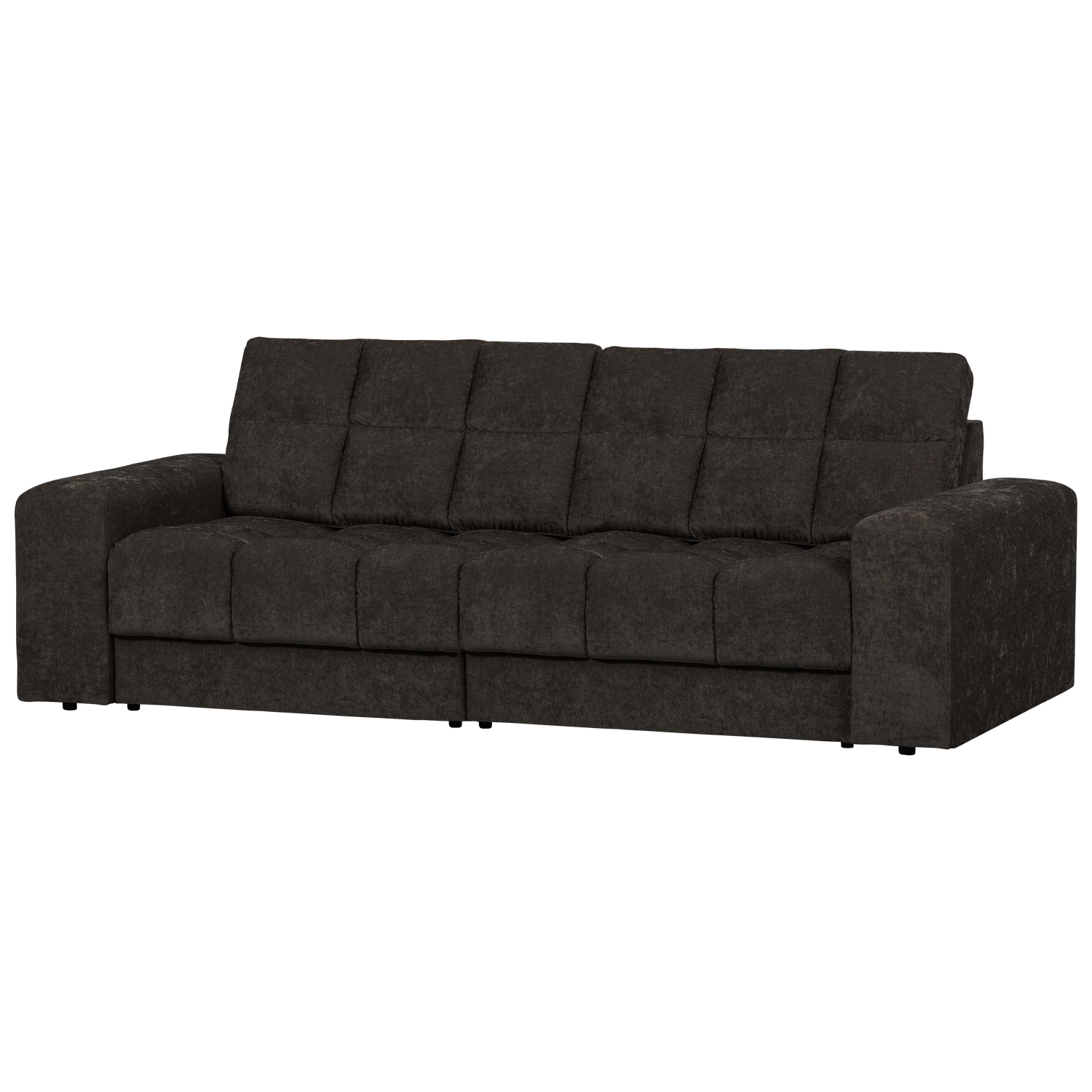 Dvivietė sofa SECOND DATE, vintažinis audinys, antracito spalva