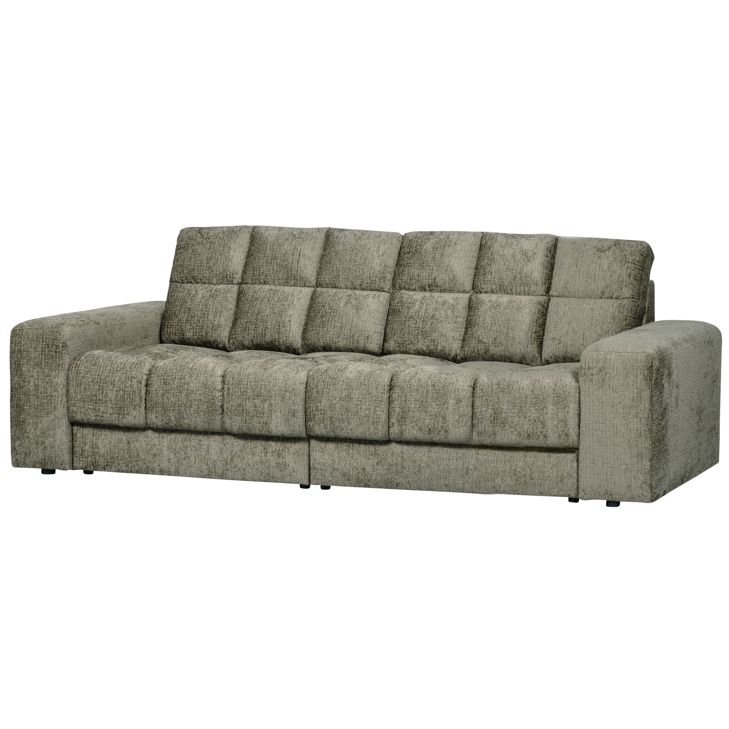 Dvivietė sofa SECOND DATE, struktūrinis aksomas, frost