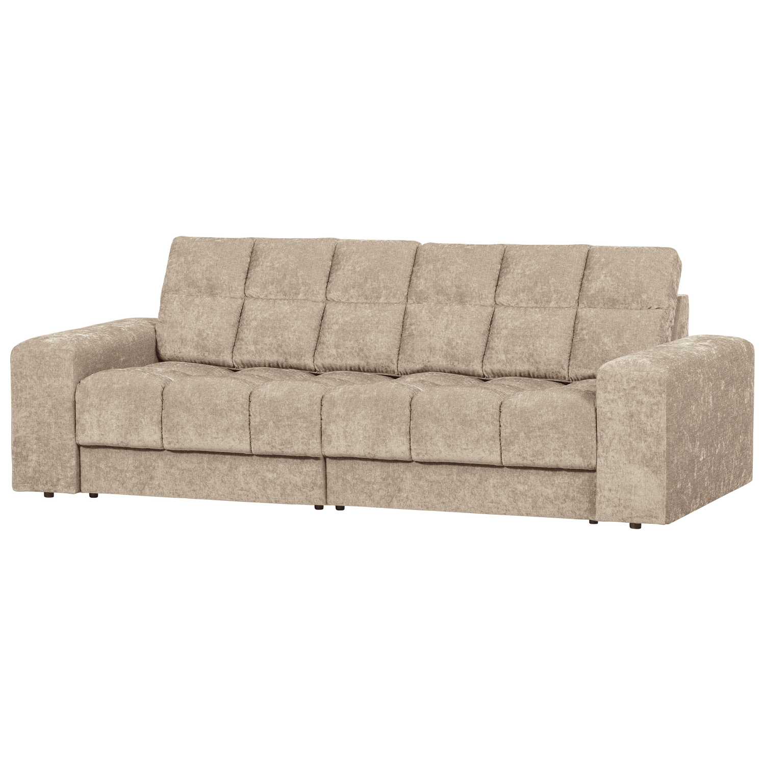 Dvivietė sofa SECOND DATE, vintažinis audinys, nougat