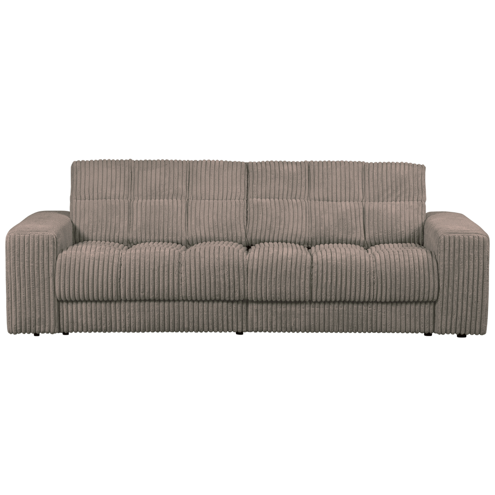 Dvivietė sofa SECOND DATE, rib audinys Mud