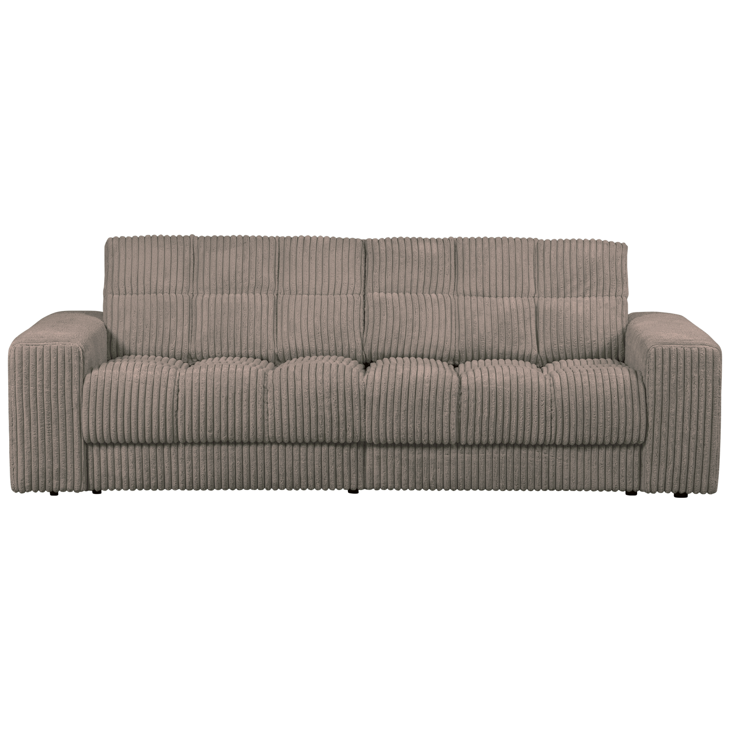 Dvivietė sofa SECOND DATE, rib audinys Mud