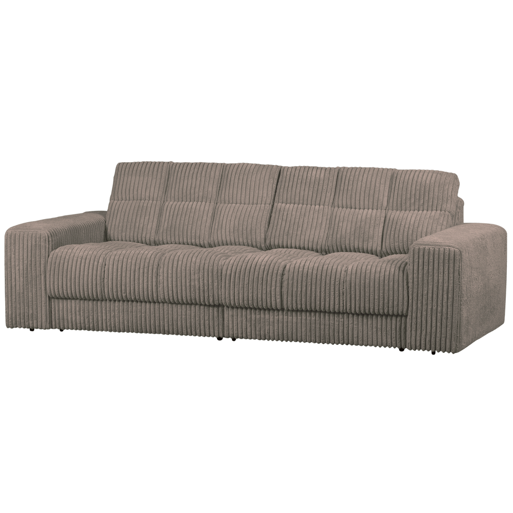 Dvivietė sofa SECOND DATE, rib audinys Mud