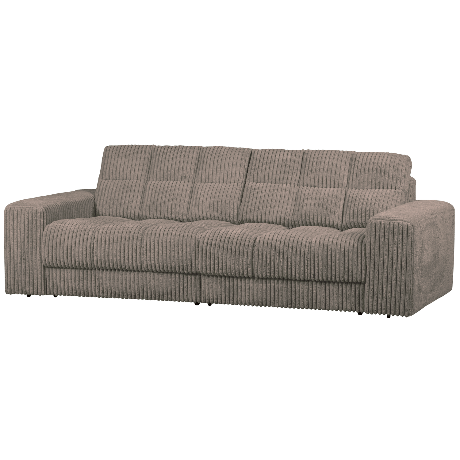 Dvivietė sofa SECOND DATE, rib audinys Mud