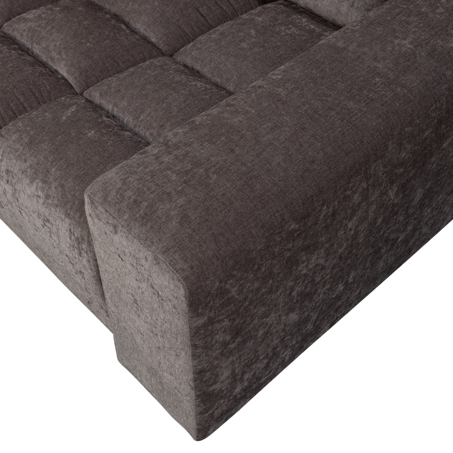 Dvivietė sofa SECOND DATE, vintažinis audinys, šilta pilka