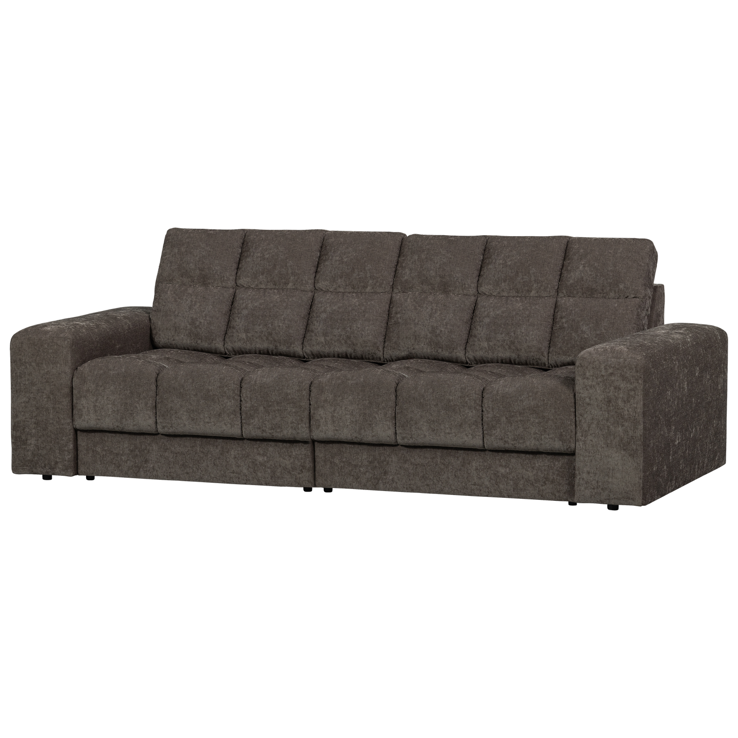 Dvivietė sofa SECOND DATE, vintažinis audinys, šilta pilka