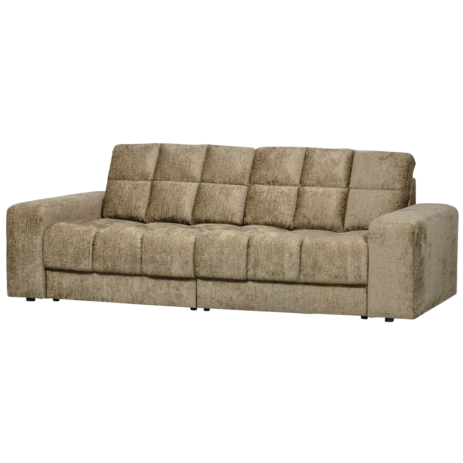 Dvivietė sofa SECOND DATE, struktūrinis aksomas, wheatfield