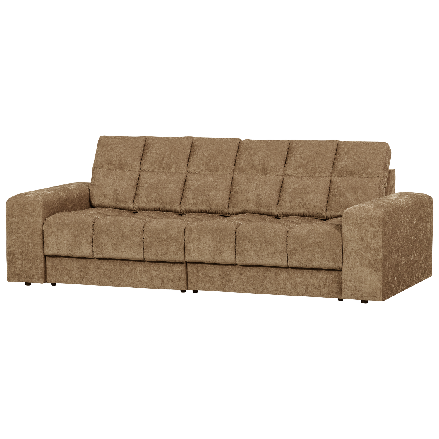 Dvivietė sofa SECOND DATE, vintažinis audinys, smėlio spalvos
