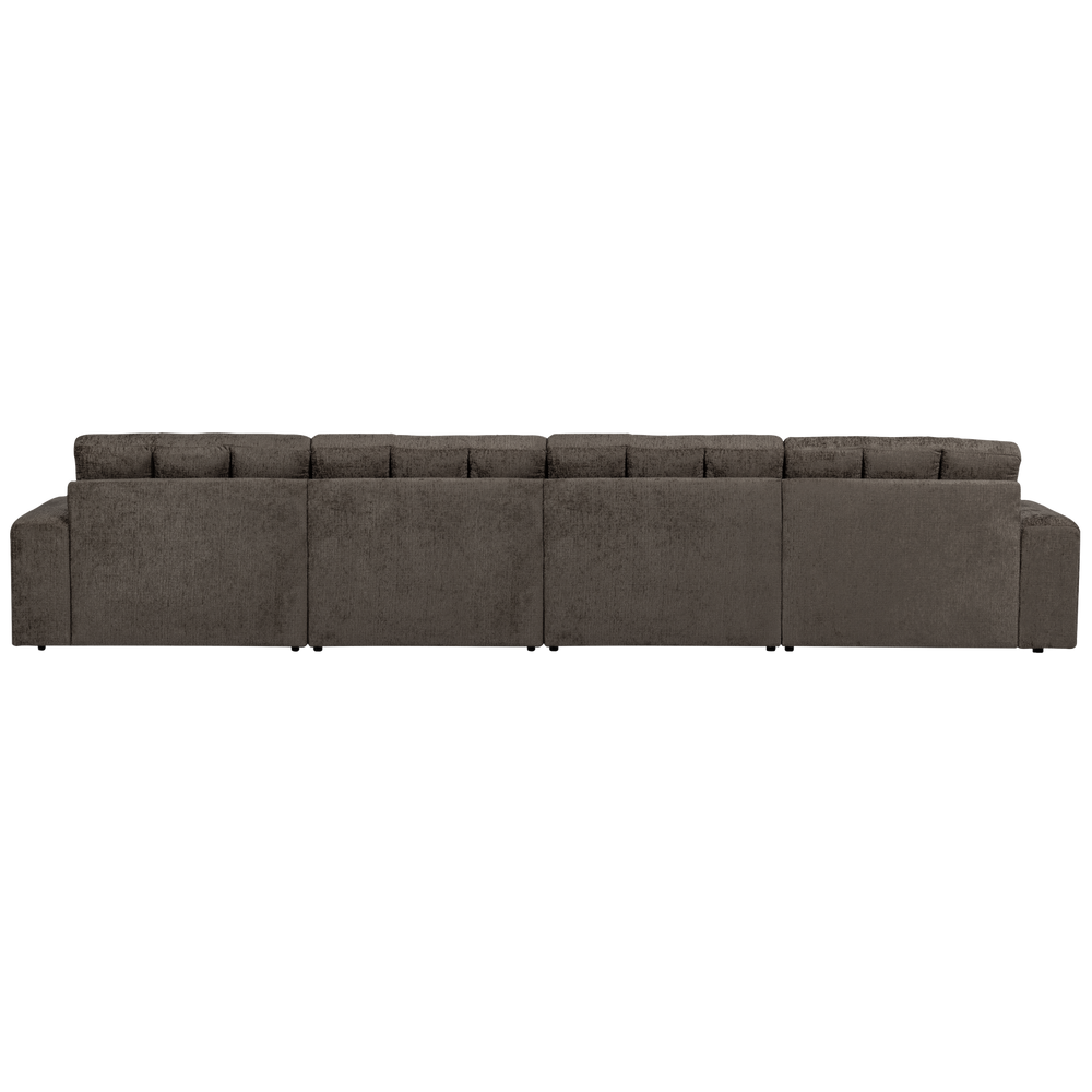 Four-seater SECOND DATE, textured velvet, mountain