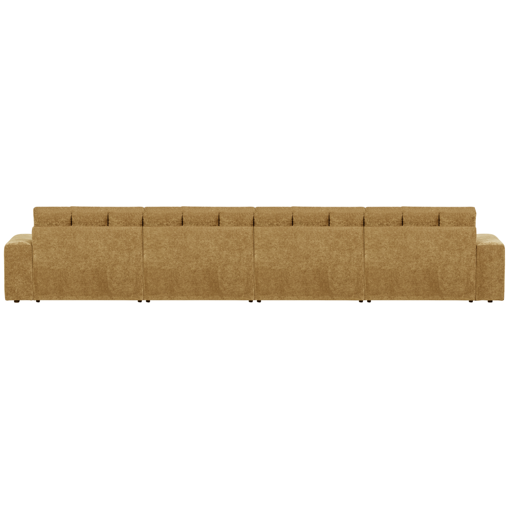 Four-seater SECOND DATE, vintage fabric, gold