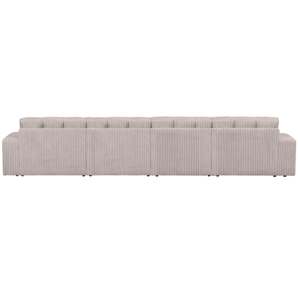 Keturvietė sofa SECOND DATE RIBCORD, natural