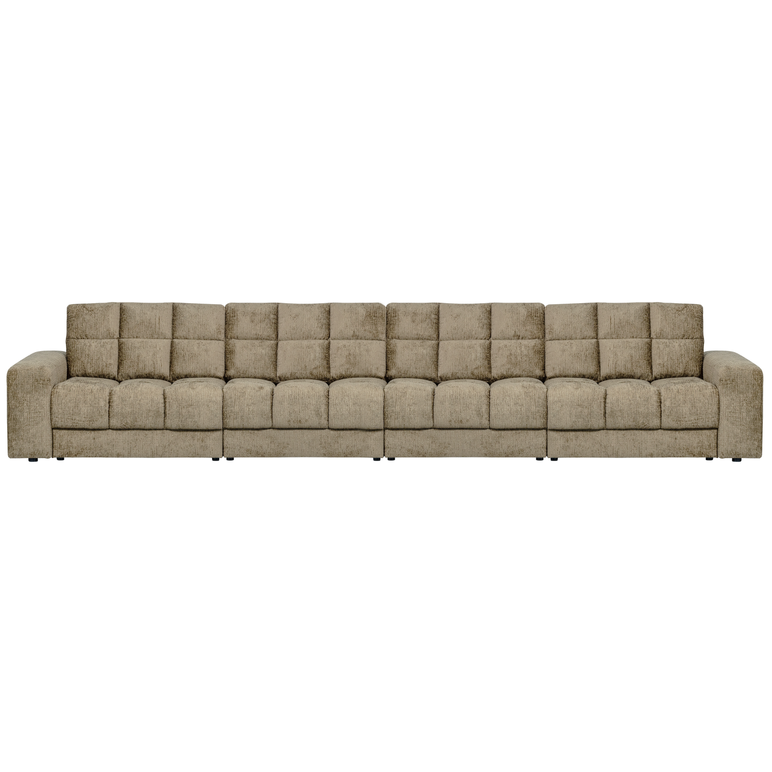 Keturvietė sofa SECOND DATE RIBCORD, stambus velvetas, wheatfield
