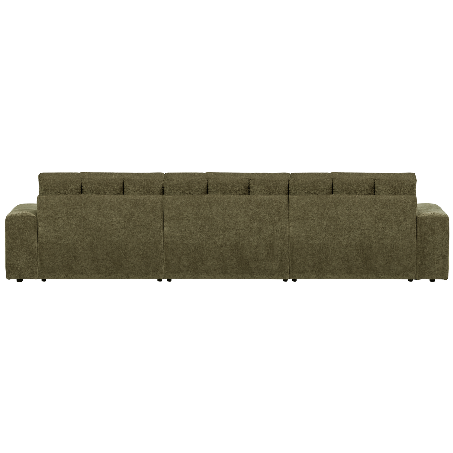 SECOND DATE Right Chaise Longue Element, vintage fabric, green