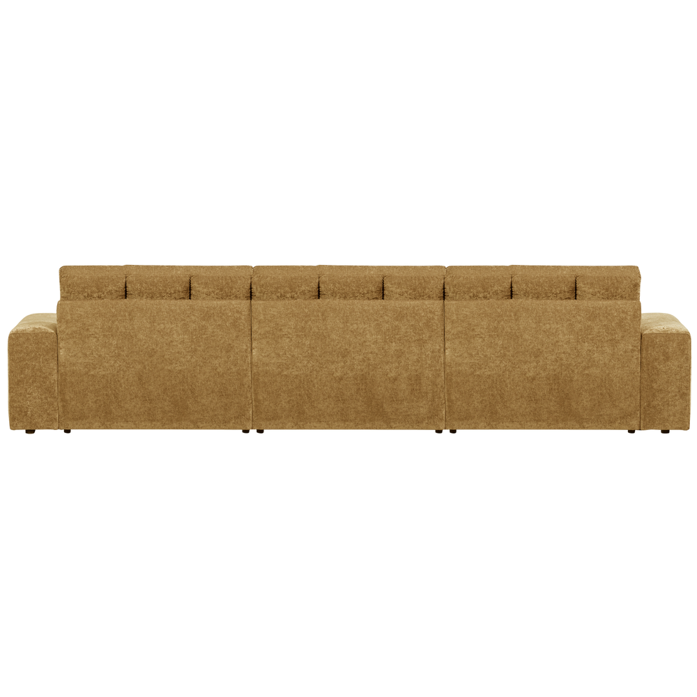 SECOND DATE Right Chaise, vintage fabric, gold