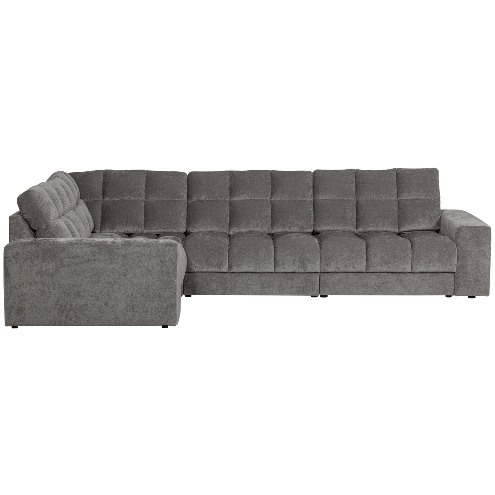 Corner sofa SECOND DATE, vintage fabric, mouse