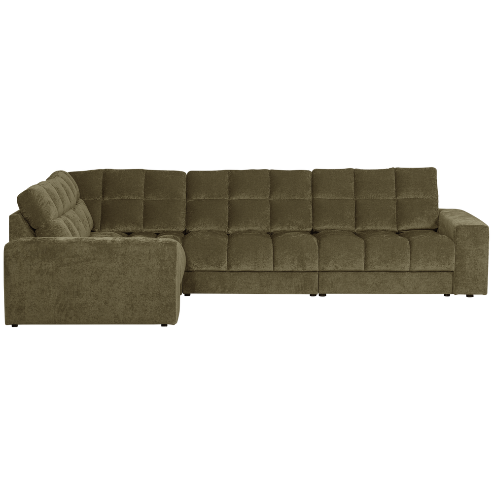 Kampinė sofa SECOND DATE dešininė, žalia