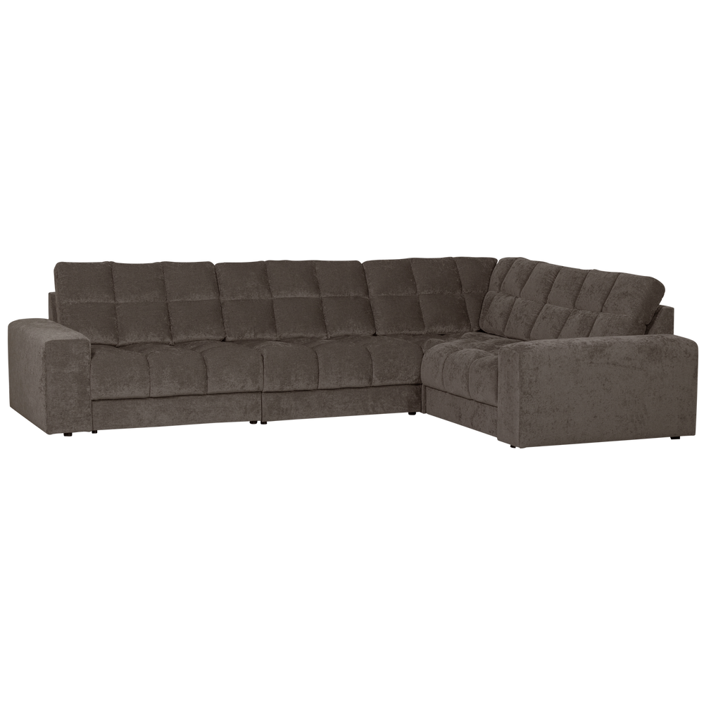 Kampinė sofa SECOND DATE dešininė, pilka