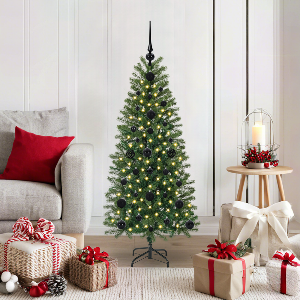 Mākslīgā Ziemassvētku eglīte SHINE VALE, ar 150 LED Zaļa 120 cm. un