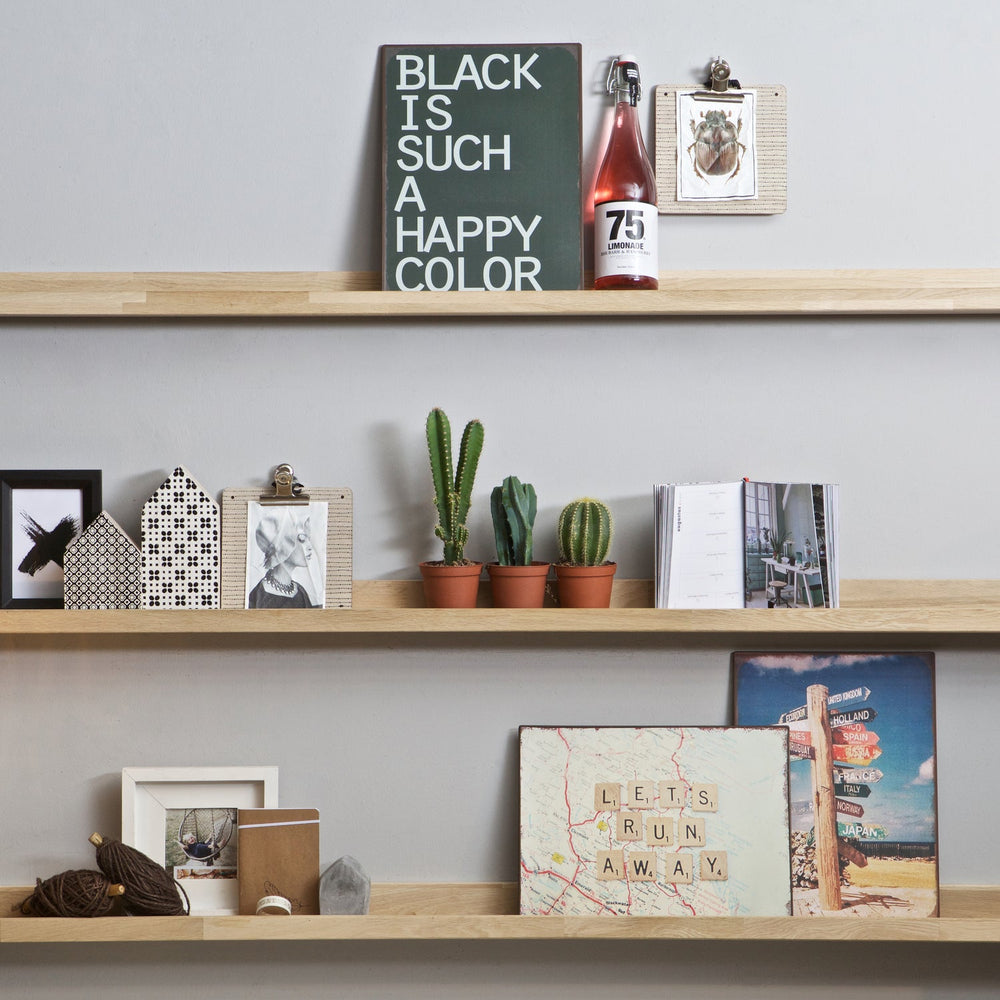 VT-PHOTOFRAME SHELF OAK 100CM