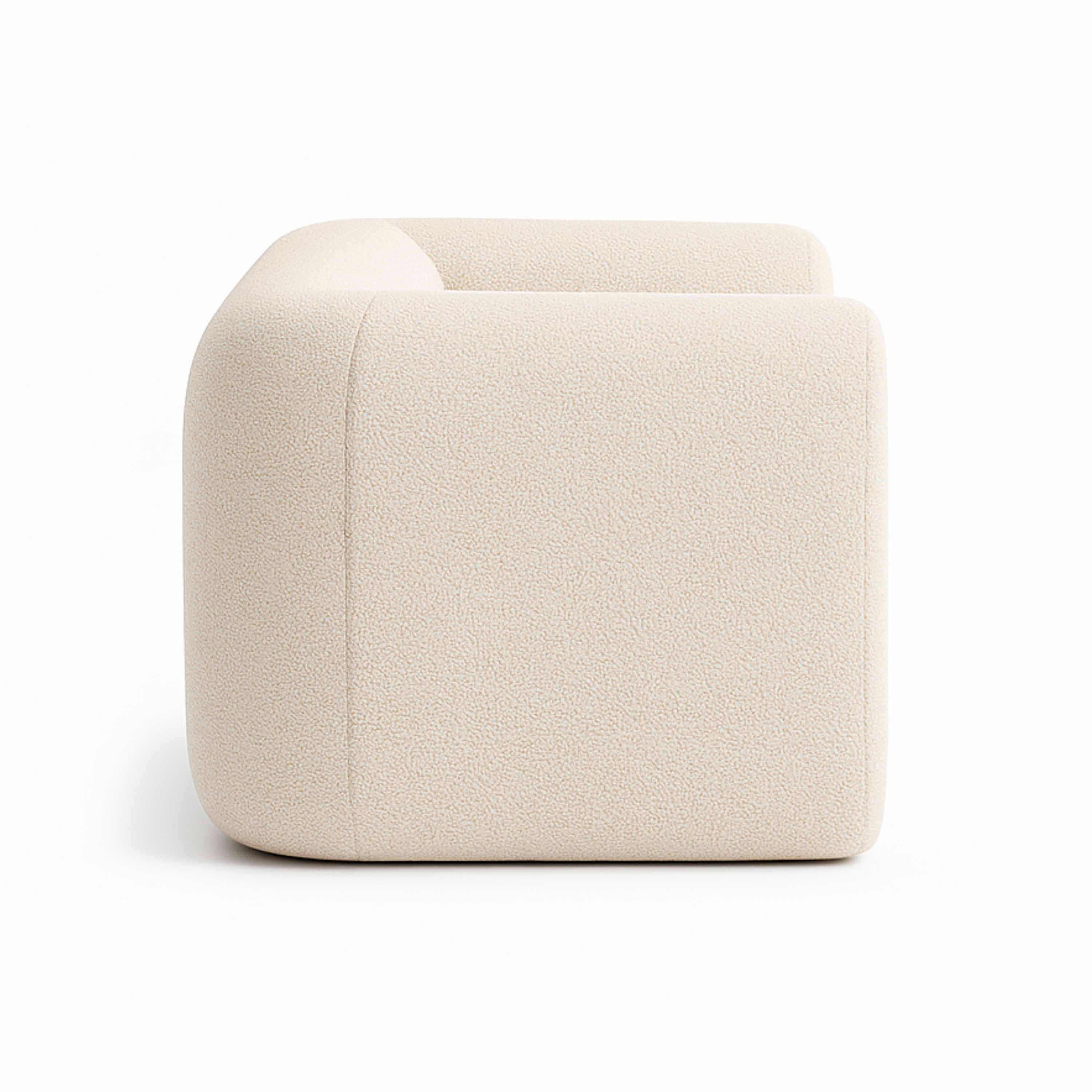 Sofa HUGGO, nat bouclé