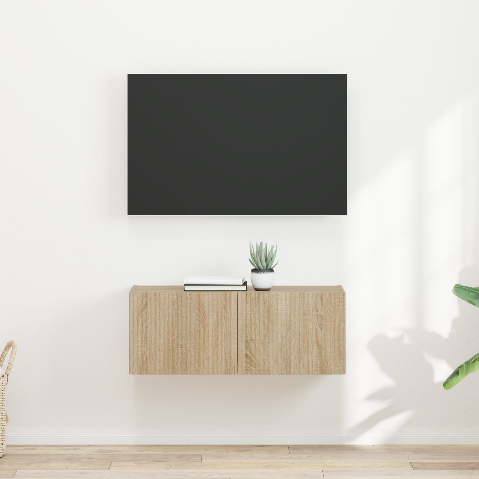TV sieninė spintelė 2 pcs Sonoma 39 x 31 x 29,5 cm