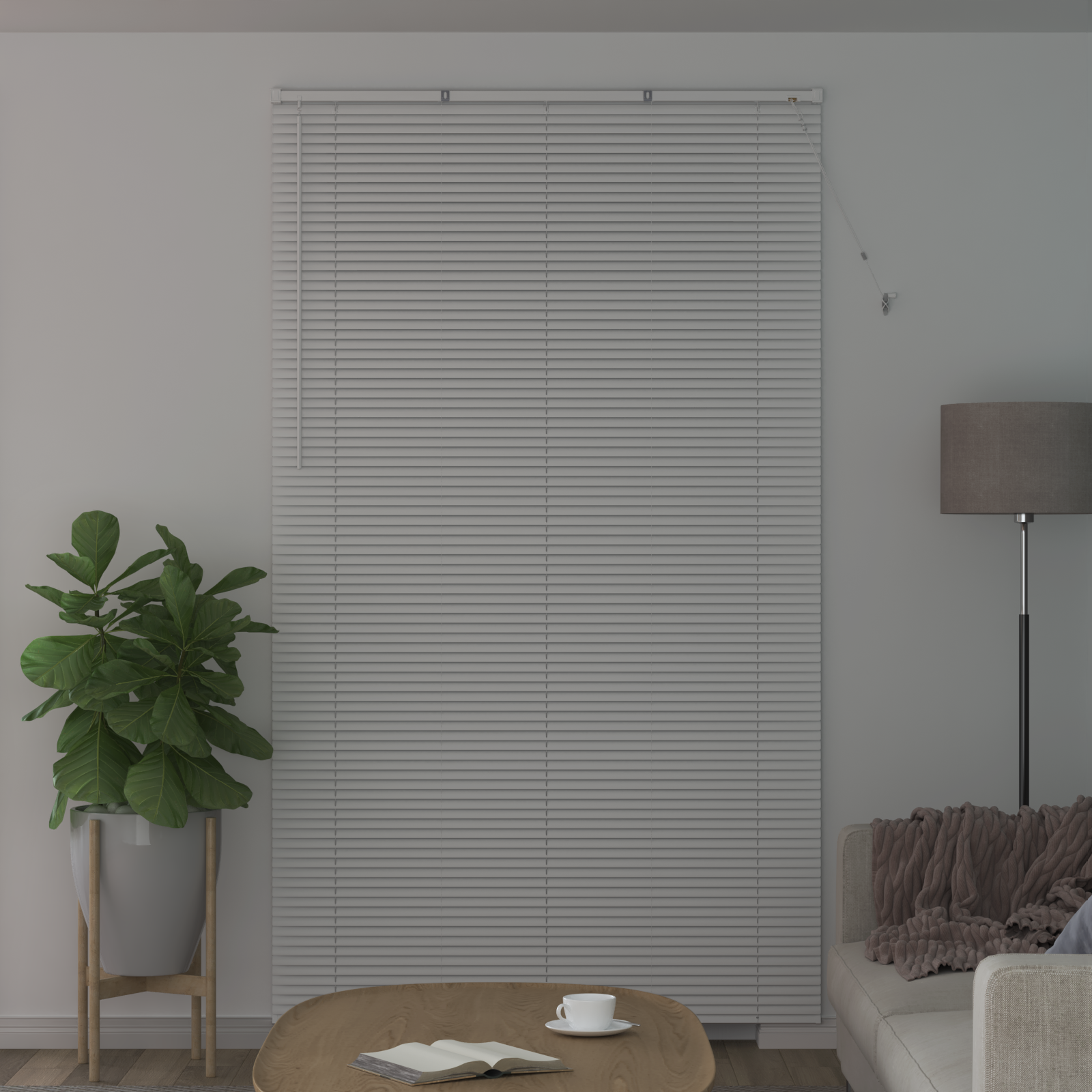 Venecijos žaliuzės Reguliuojamas Balta 213 x 130 cm PVC