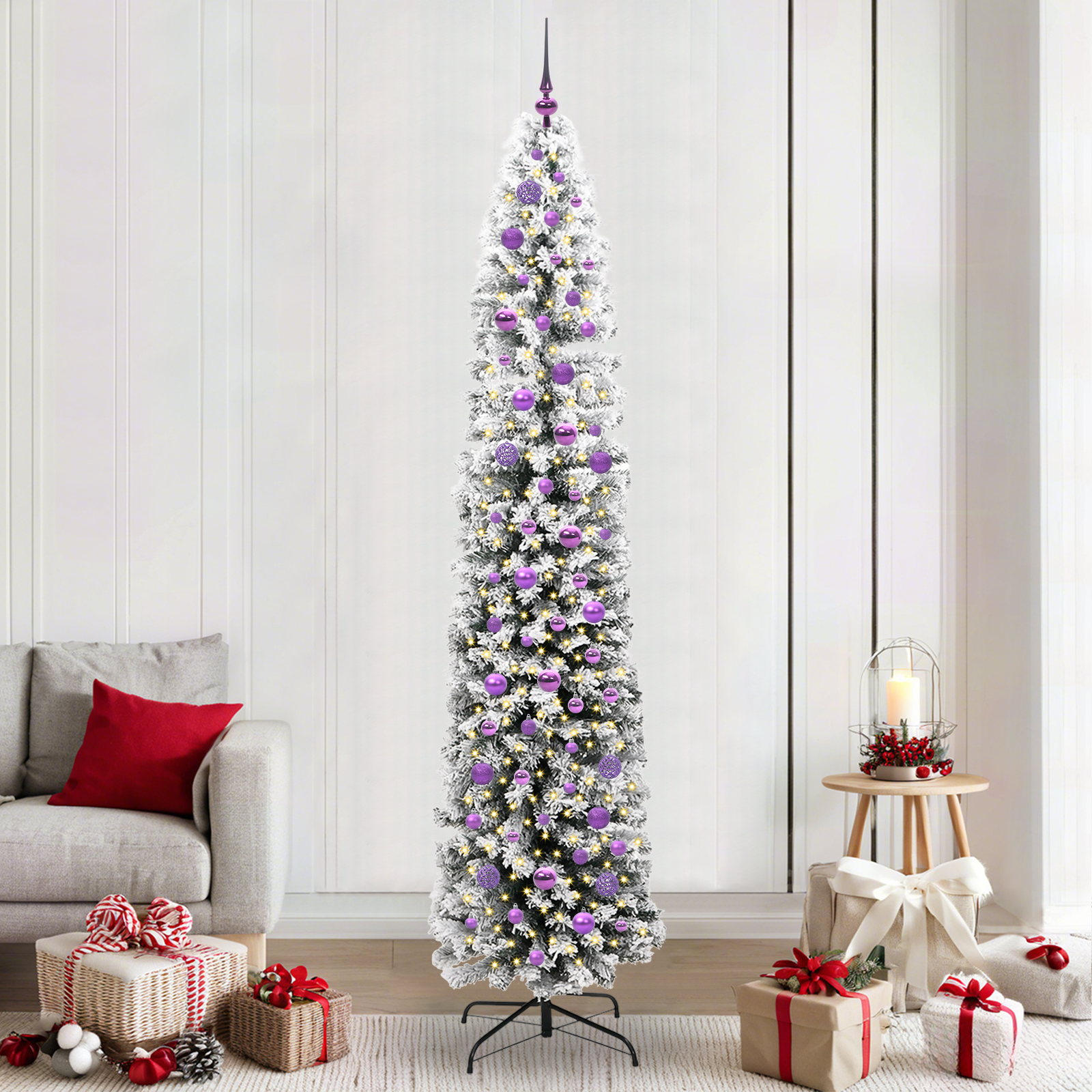 Dirbtinė Kalėdų eglutė MEADOW AURORA, Žalia 240 cm. , plienas , plastikas