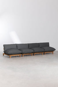 Išskleidžiama sofa BRINA iš priekio