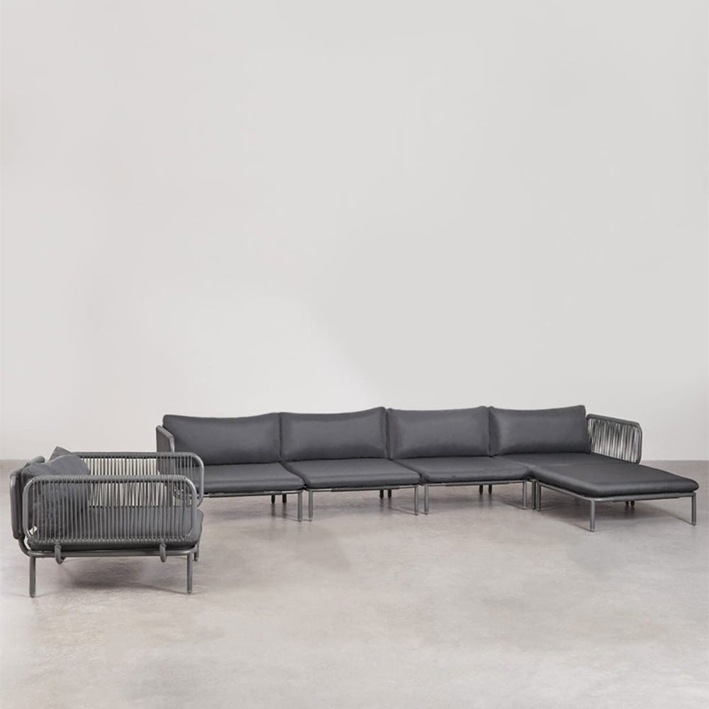Outdoor sofa GRAPHITE, four-piece set