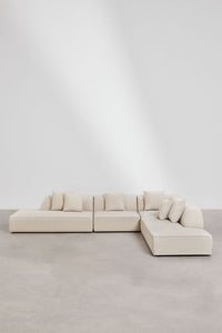 Modulinė kampinė sofa KARDENA išskleidimo mechanizmas