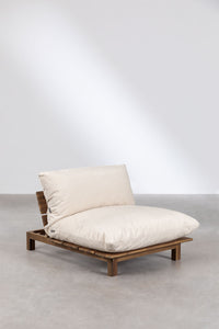 Išskleidžiama sofa BRINA su pufu – kitu rakursu
