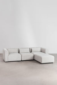 Modulinė sofa FOGLERA su pufu – artimas planas