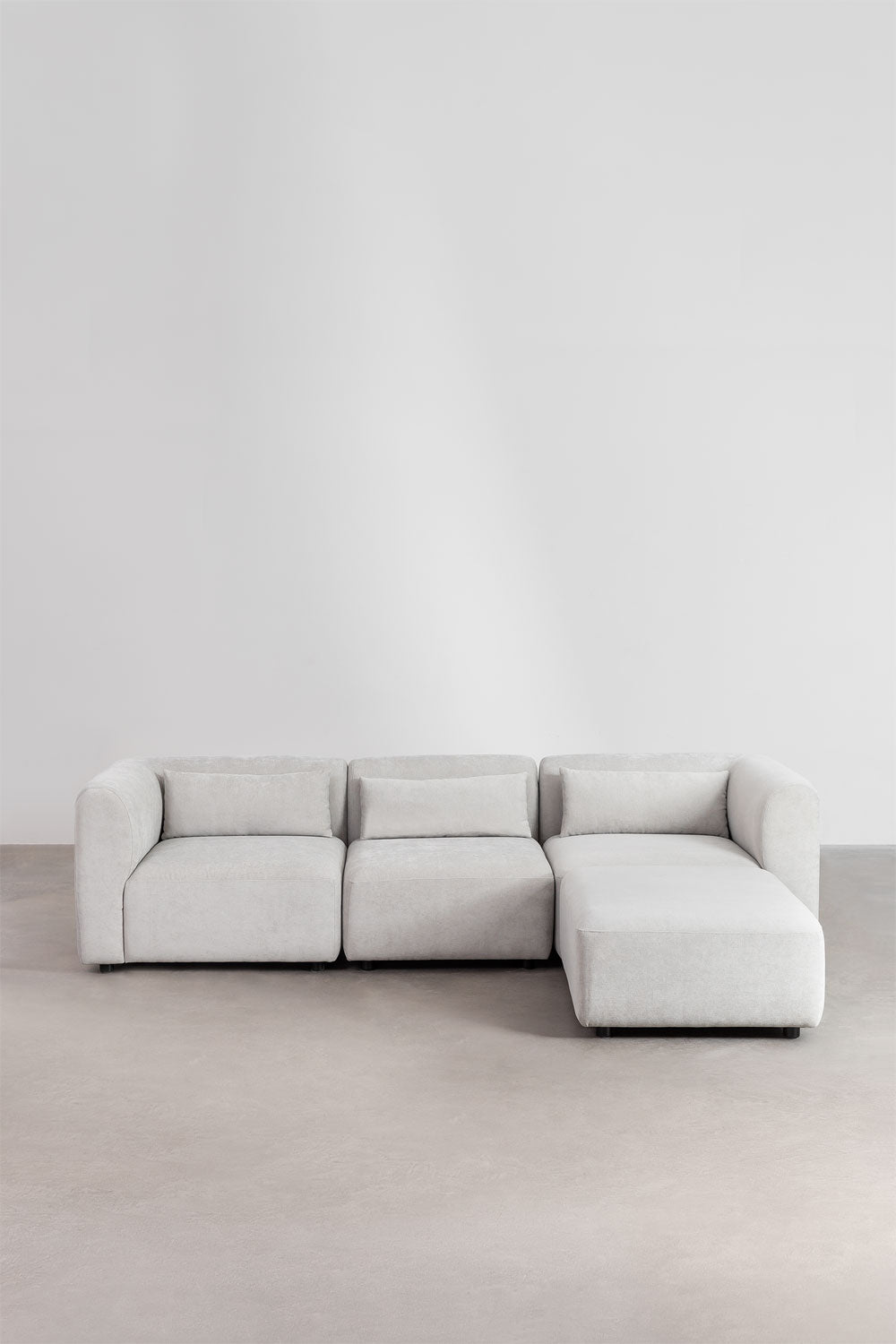 Modulinė sofa FOGLERA su pufu – kitu rakursu
