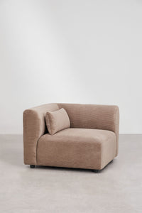 Modulinė sofa FOGLERA su pufu – detalus vaizdas