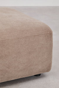 Modulinė sofa FOGLERA su pufu – formos linijos