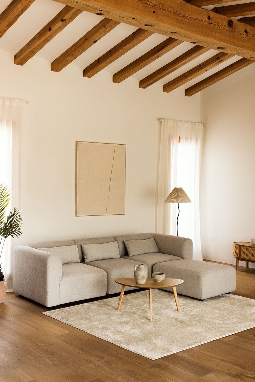 Modulinė sofa FOGLERA – bendras vaizdas šenilo