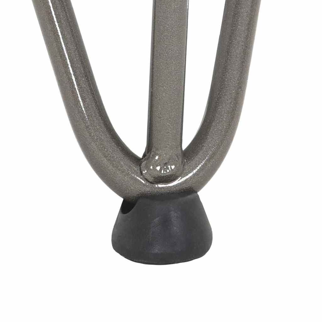 4 konsolinių stalų kojelės, 72 cm, natūralus plienas, masyvas - Namų Idėja