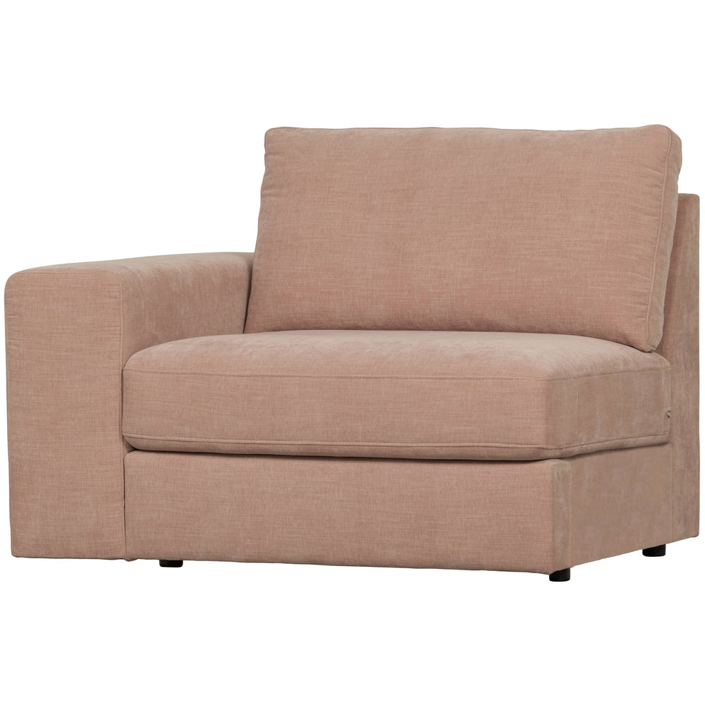 Module with Armrest FAMILY SINGLE, left, Pink