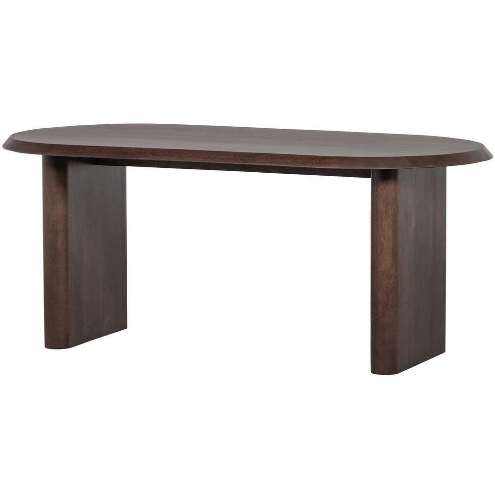 Stalas ELLIPS, riešutinė mango 180x90