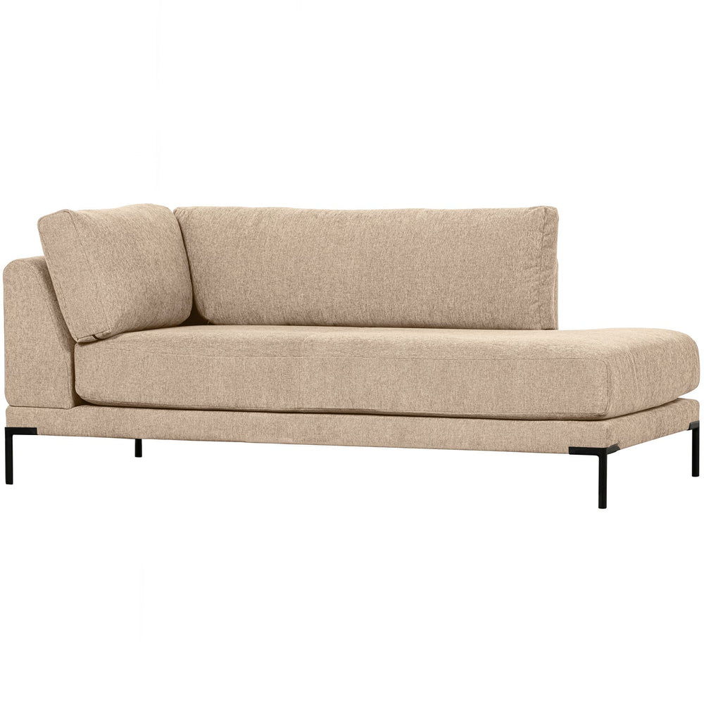 Lounger element COUPLE, right natural