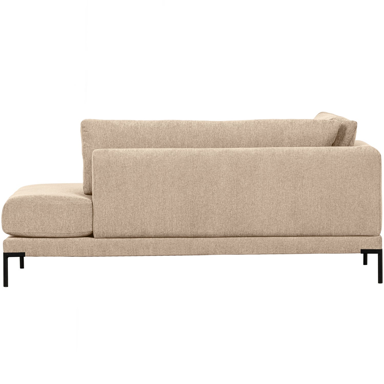 Lounger element COUPLE, right natural