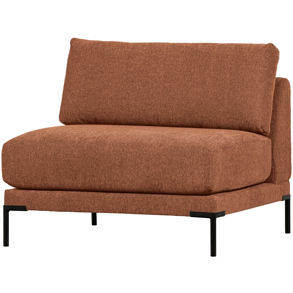 Double module COUPLE, velour, rust melange