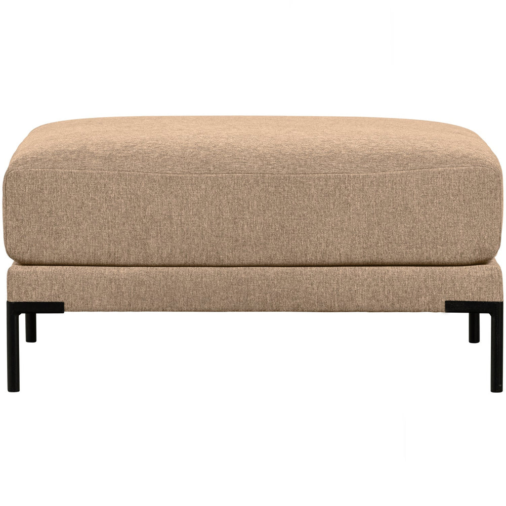 Pouf COUPLE, velvet, butter melange
